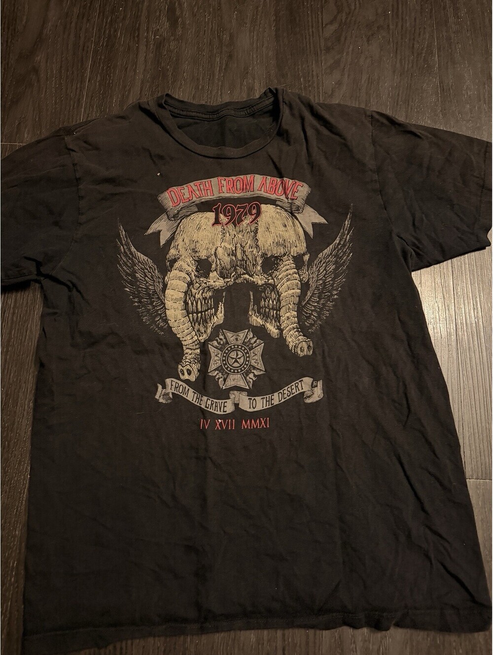 Death From Above 1979 From the Grave 2011 Tour Graphic Tee